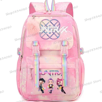 Zaino scolastico per studenti KPop Demon Hunters Daily Bagpack 2025 Hot Movie Print Zaini per ragazza Ragazzo Zaino per laptop 1