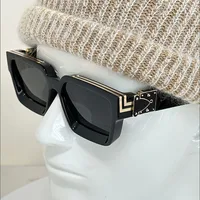 Lunettes de soleil carrées millionnaire pour hommes lunettes de soleil de protection solaire rétro femmes lunettes de mode Vintage à la mode Zonnebril 4