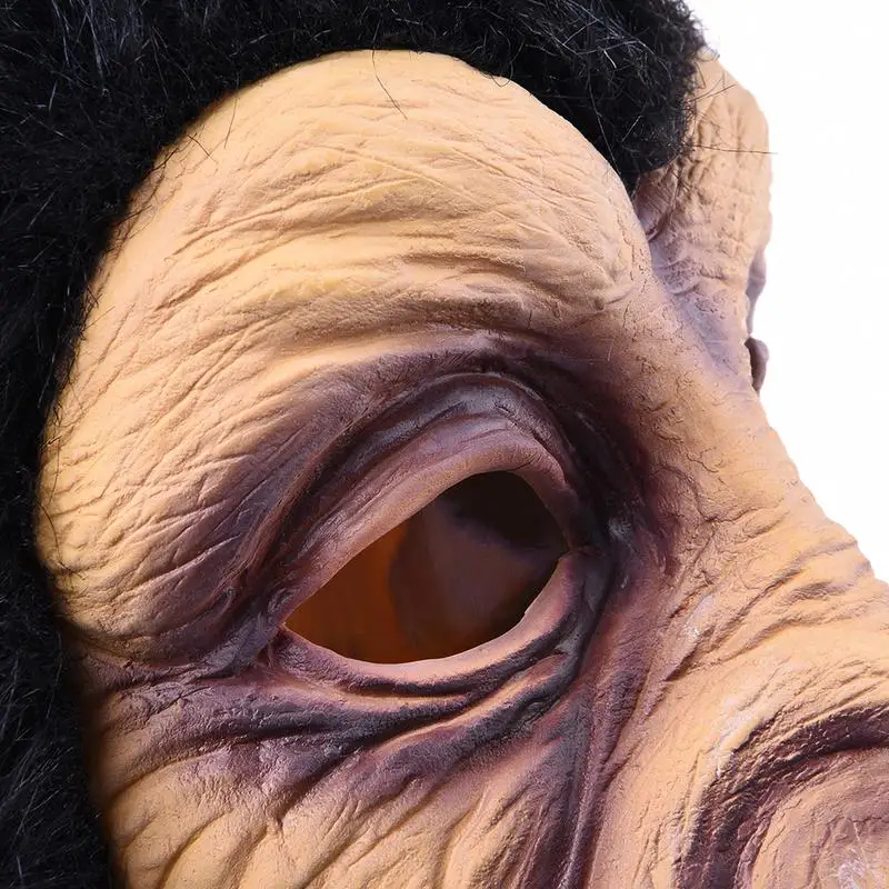 Halloween Masks Gorilla Monkey Adult Full Face Funny Mask Latex Halloween Party Cosplay Costume Masquerade Realistic Masks