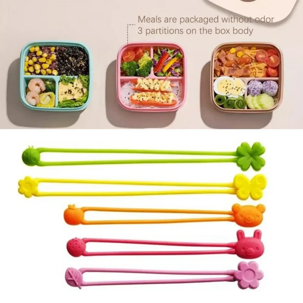 Silicone Rubber Straps 5Pcs Multi-Purpose Wrap Bands Bento Box Bag Tightening Rope Vegetable Ingredients Tying Rope Kitchen