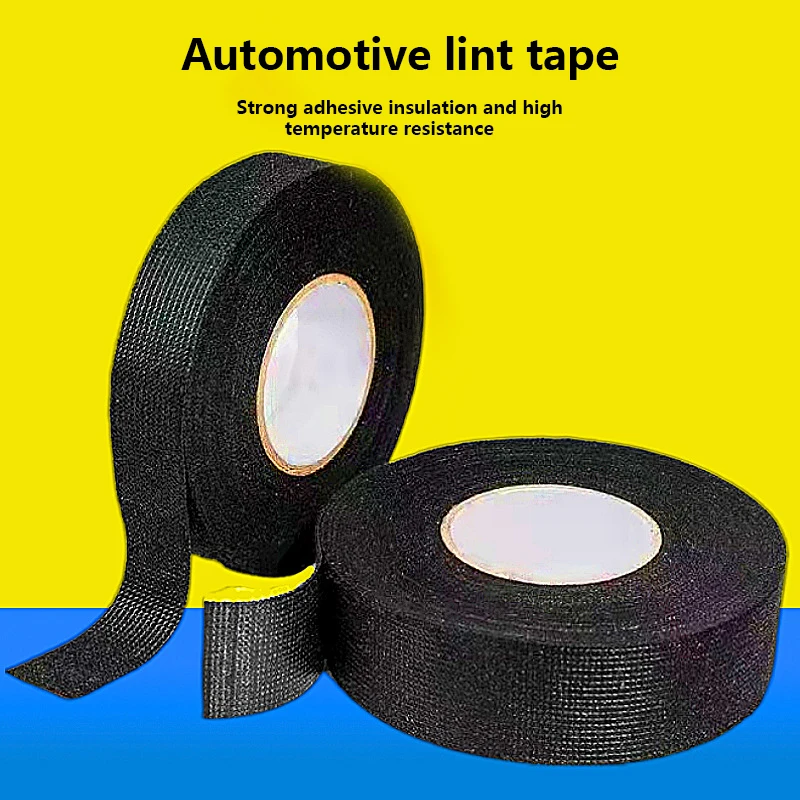 Automotive Polyester Wire Harness Velvet Tape Electrician's Hand Torn Wear-Resistant and Anti-Static Fabric Base Tape