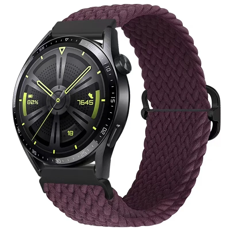 Adjustable Woven Nylon Watch Strap, 20mm/22mm - Universal Fit