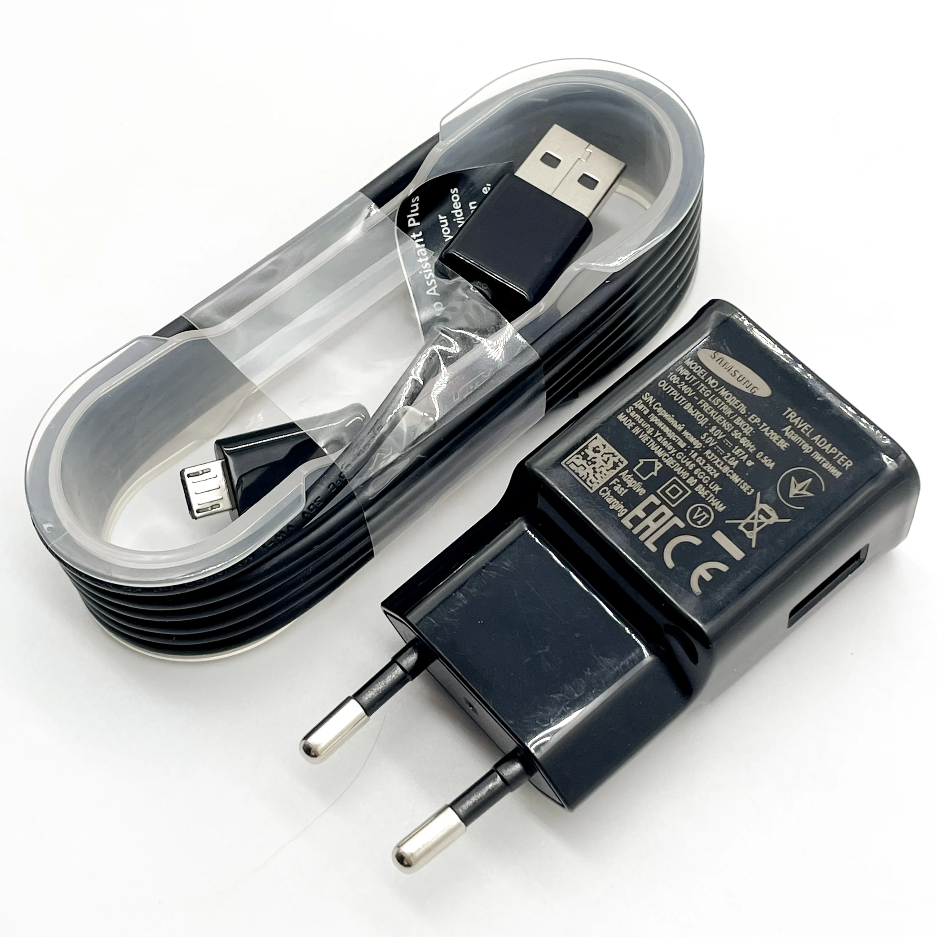 High-Speed 15W Quick Charging Adapter with 1.5M Micro USB Cable