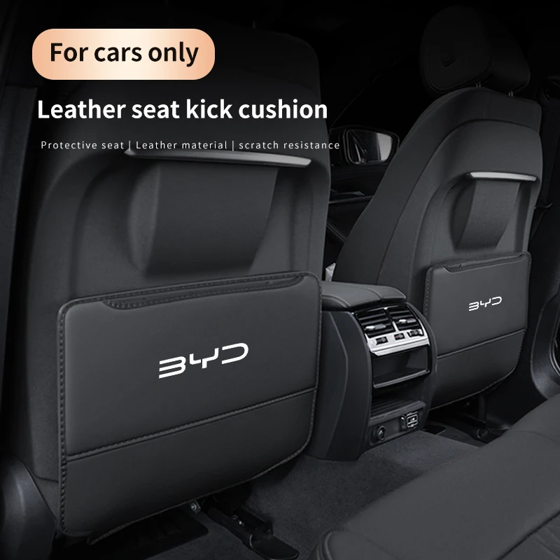 Car Seat Back Storage Rear Anti-Wear Backrest Anti-kick Pad for BYD Atto 3 Tang F3 E6 Yuan Plus Song Max F0 Qin G3 I3 Han