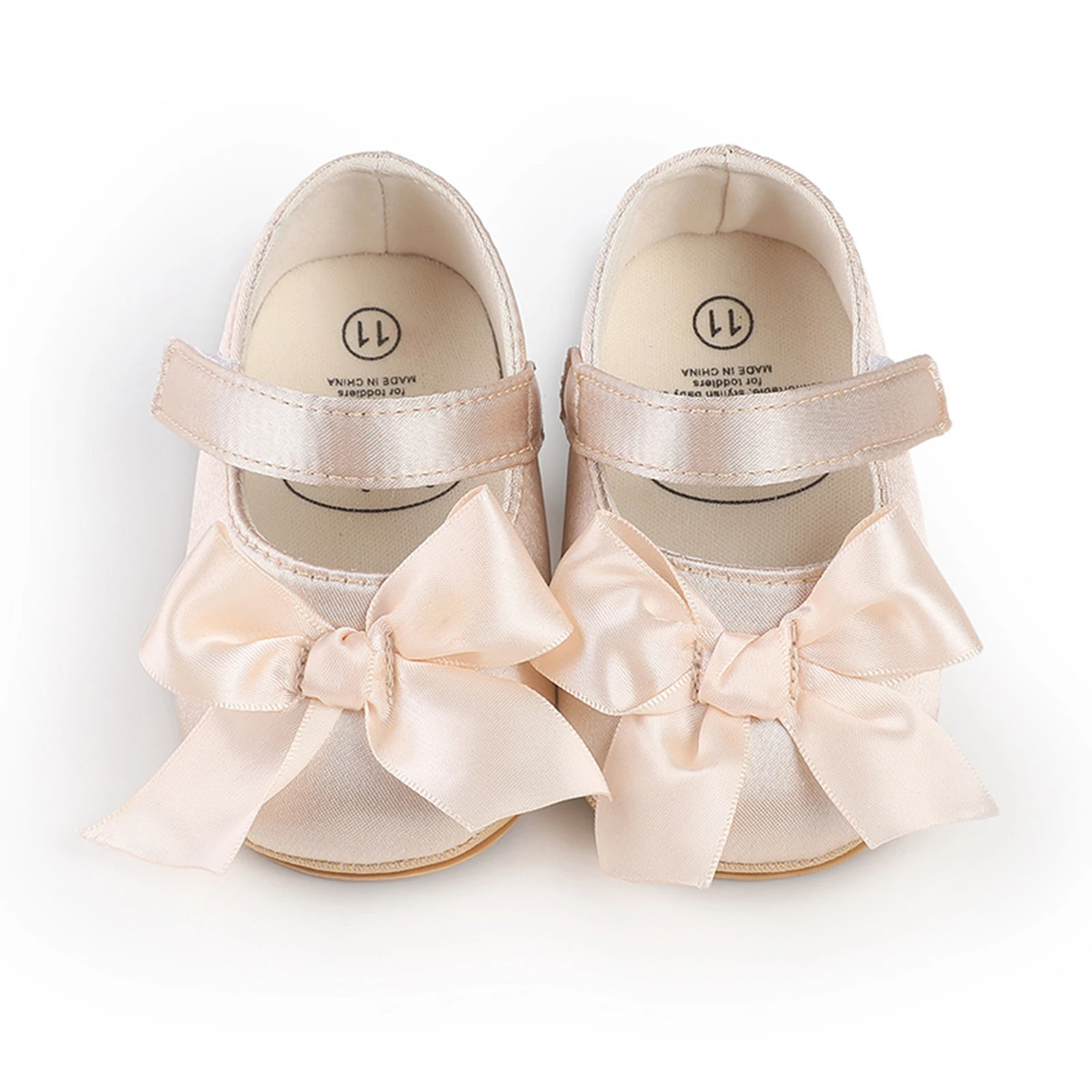 Newborn Baby Girls Princess Shoes Cute Bowknot Soft PU Leather Non-slip First Walker Shoes Summer Fall Toddlers Crib