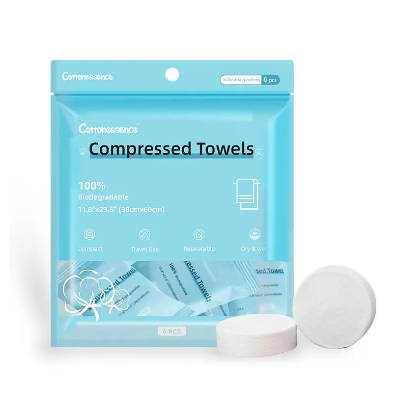 

6pcs 30*60cm Magical Towel Travel Outdoor Disposable Compressed Towel Candy Towel Face Paper