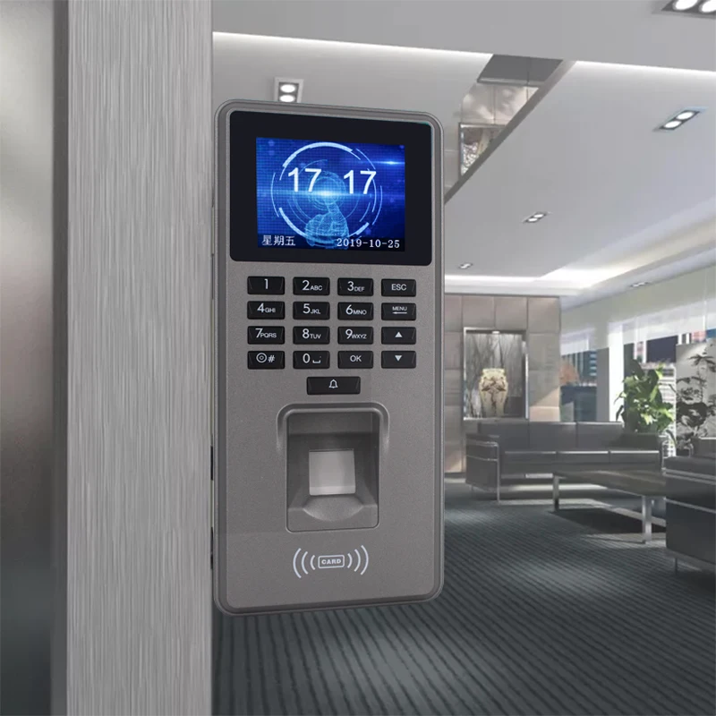 

RISE-Fingerprint Access Control Keypad TCP/IP/USB RFID Card Reader Biometrics Password Access System Time Attendance Machine