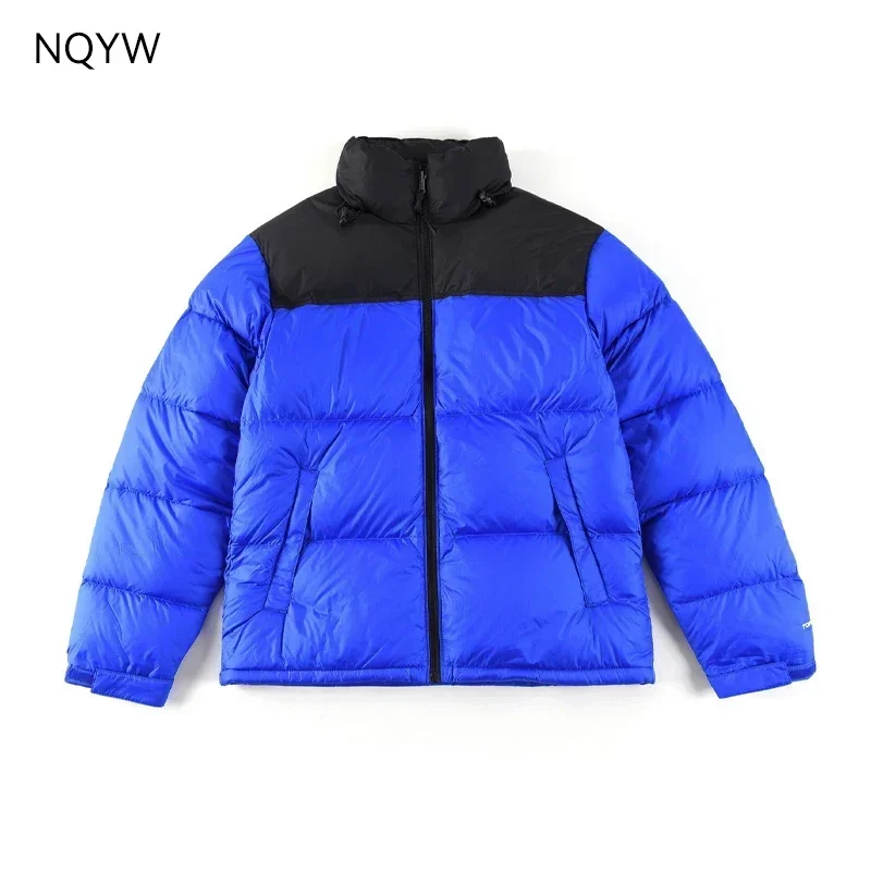 1996 Classic and Famous Design Men's High Quality Down Coat Winter Thick Warm Coat Jacket White Goose Down Women Embroidery Face 4