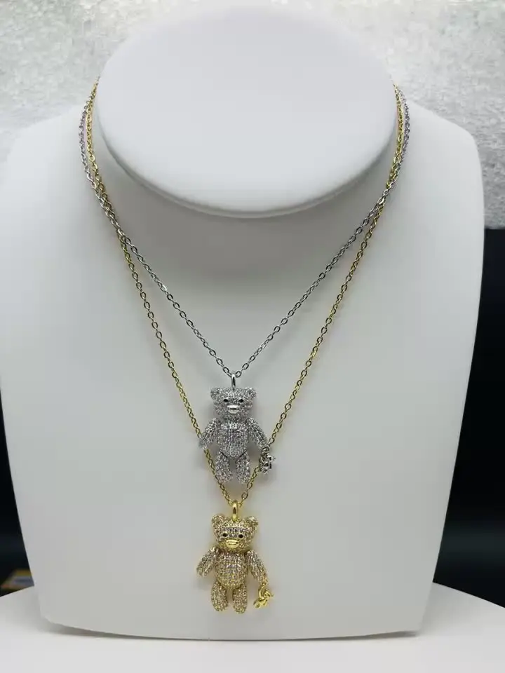 ☆韓国の人気☆【Hei】☆BEAR PENDANT NECKLAC.E☆ネックレス☆ ☆韓国の人気☆【Hei】☆BEAR PENDANT NECKLAC.E☆ネックレス