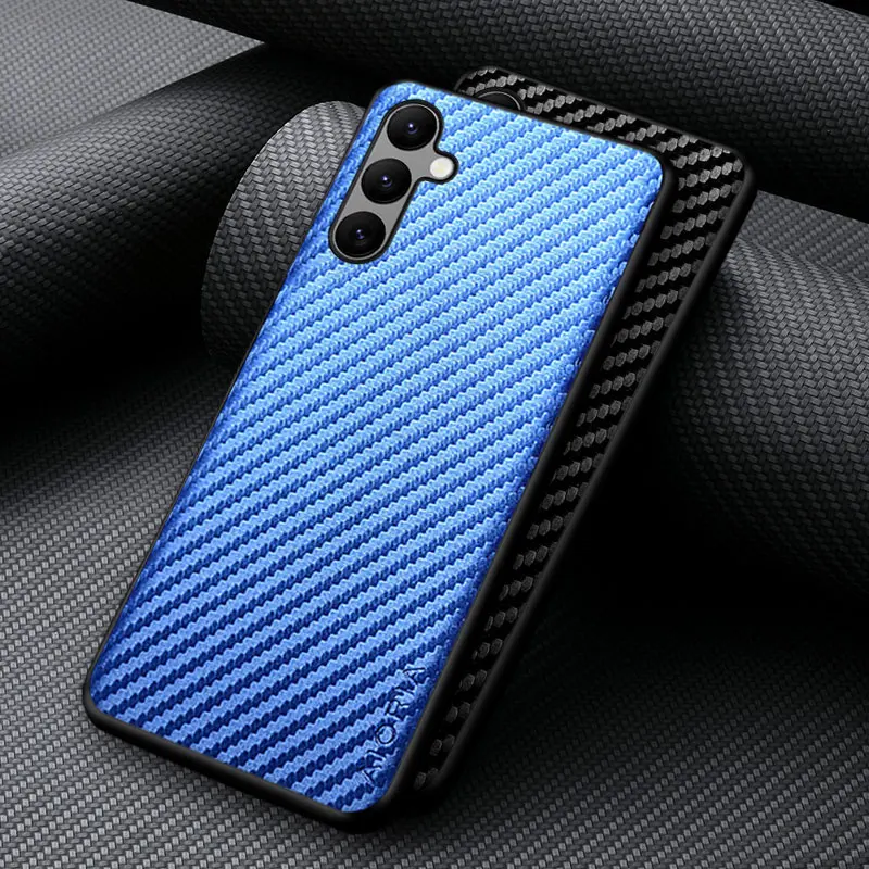 Carbon Fibre Pattern Protective Phone Case Cover
