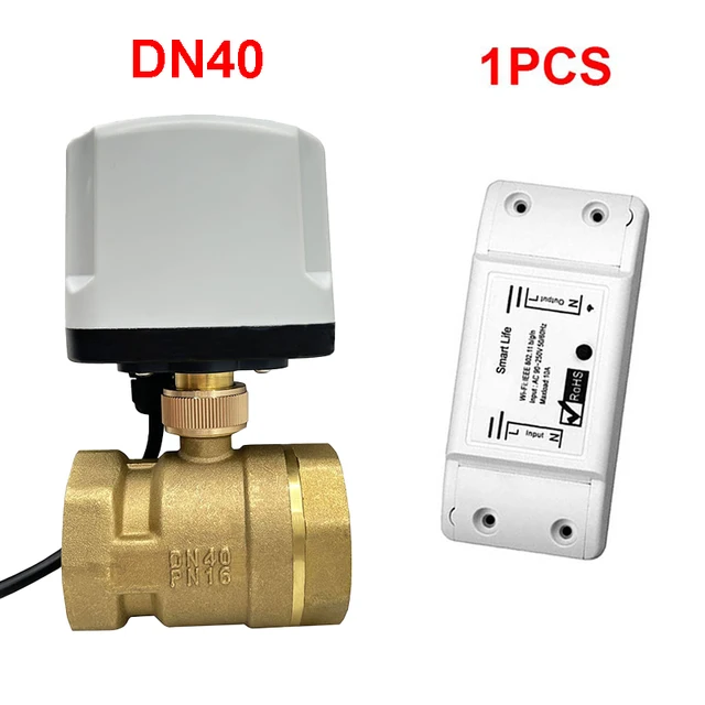 Tuya WiFi Smart Timing Switch Electric Ball Valve AC220V Water Auto Valve Controller Works With Alexa Google Home 9