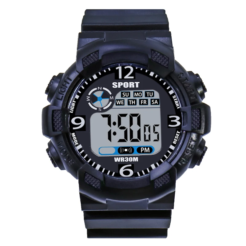 Sbe6a4c2c7ede4a70a044518b58e8d16dY Military Digital Watch for Men Outdoor Men's Sports Watches Clock Waterproof Luminous Chronograph Student Electronic Wristwatch Mallzona
