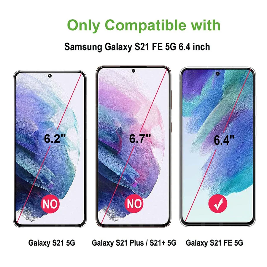 Proteggi schermo frontale in vetro temperato curvo per privacy 9H per Samsung Galaxy S21 FE 5G Schermo nero anti-spia privato da 6,4 pollici - immagine 2