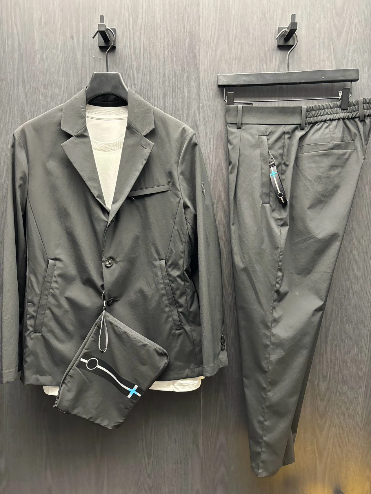 Spring autumn golf elastic band waist long pants for men luxury casual trousers bottom