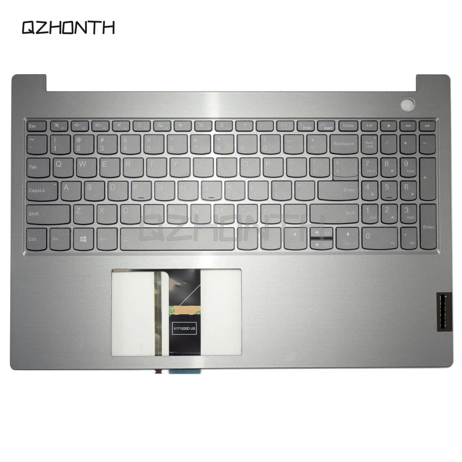 

Новинка, подставка для рук для Lenovo ThinkBook 15-IIL 15-IML, верхний корпус с английской клавиатурой с подсветкой (серый) 15,6 дюйма