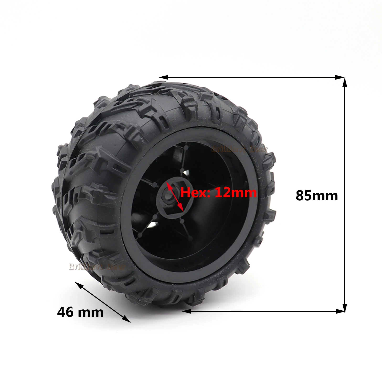 Monster Truck Body Shell Wheel Tire for MJX Hyper Go 14210 H14BM 1