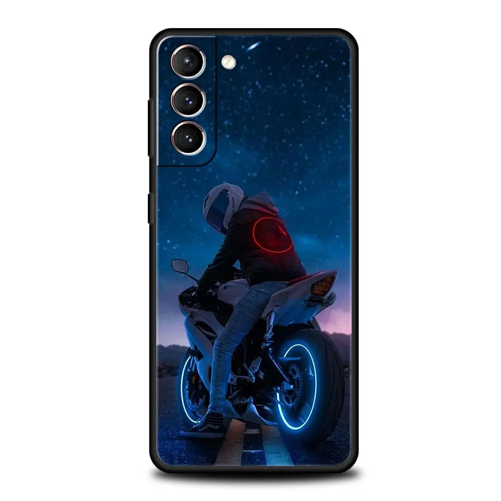 Moto Cross Motorcycle Sports Soft Phone Case