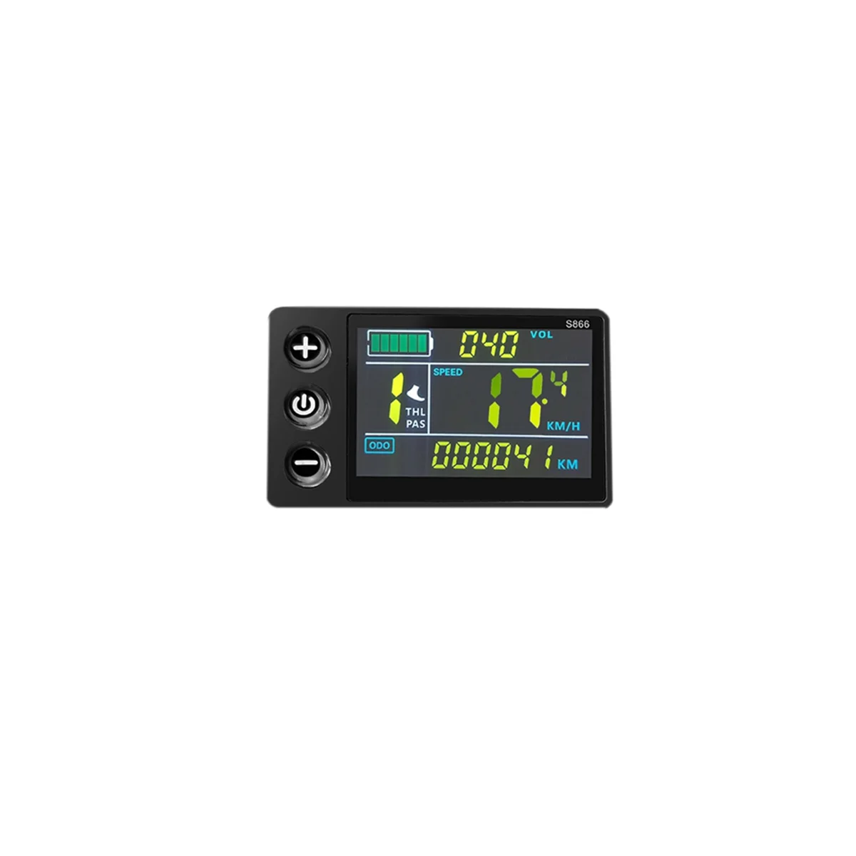 Lcd-S866 Bicicletta Elettrica Display Lcd A Colori Strumento 24V 36V 48V Modifica Bicicletta Elettrica, Connettore Impermeabile