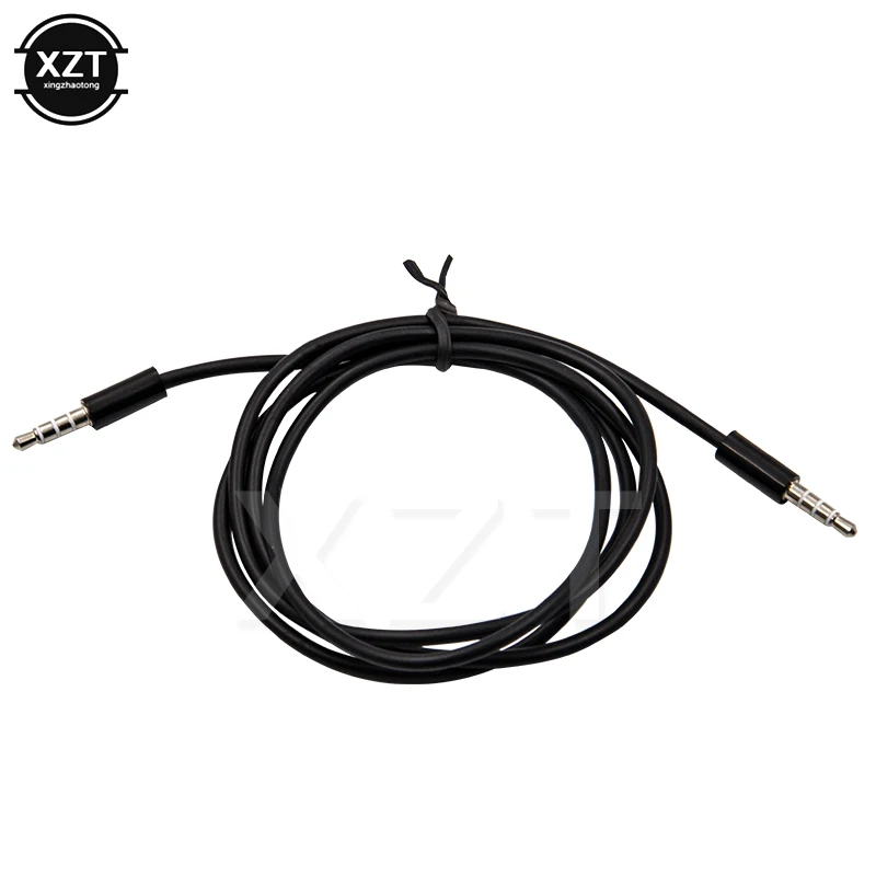 

1M 3.5mm Male to 3.5mm Jack Male Audio Extension Cable 4-Pole AV AUX Cable Car Phone Media Player mp3 Microphone Cable