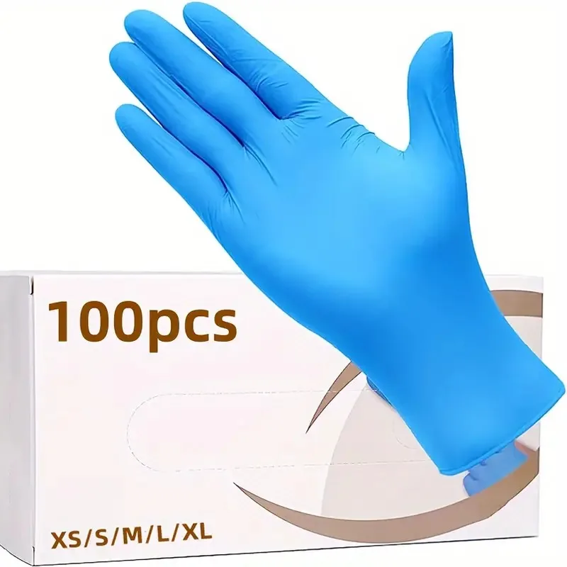 

Disposable Nitrile Gloves Allergy Free Protect Safety Hand Gloves for Work Kitchen Dishwashing Mechanic Work Gloves