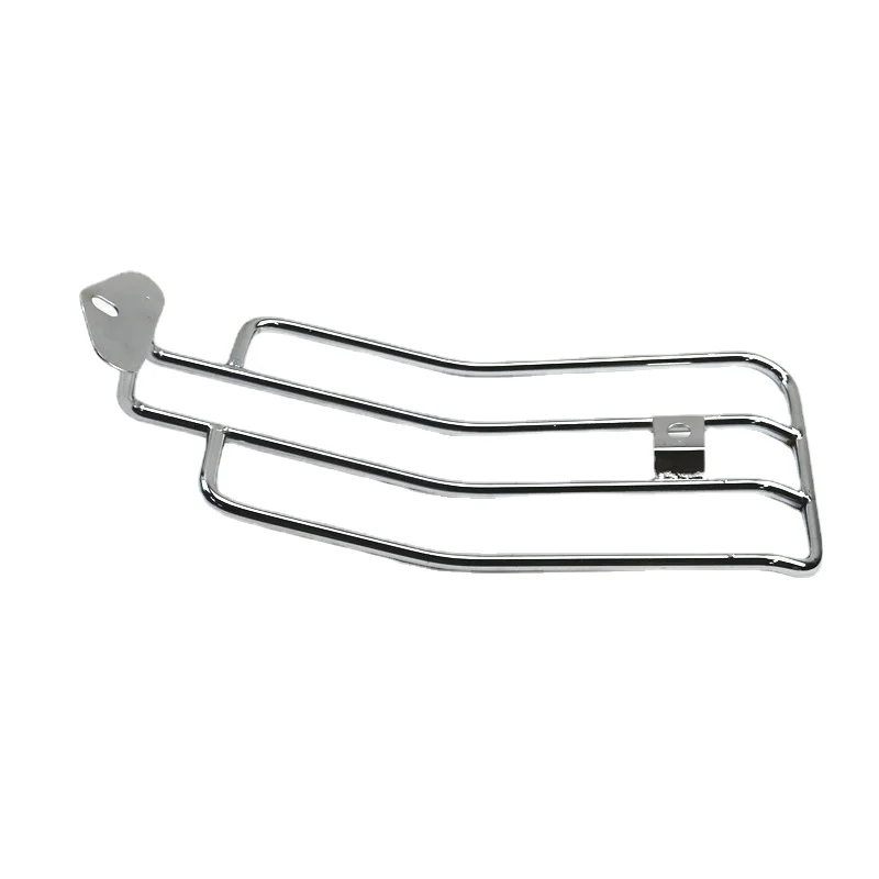 Chrome Solo Luggage Fender Rack For Sportster XL 883 85-03 Triumph America 85-11
