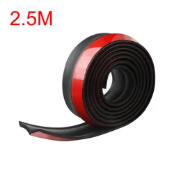 Universal Car Front Bumper Lip Skirt Protection and Decoration Kit (2.5M)