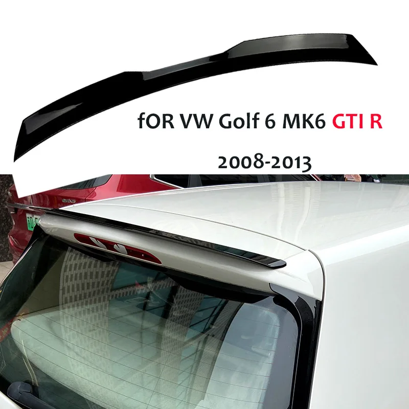 

Glossy Painted Rear trunk Roof Spoiler Wings For VW Golf 6 MK6 GTI 2008-2013 tail Spoilers
