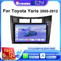 Autoradio Srnubi pour Toyota Yaris 2005-2012, système de Navigation GPS, lecteur multimédia, unité principale sans fil Carplay/Android Auto 1