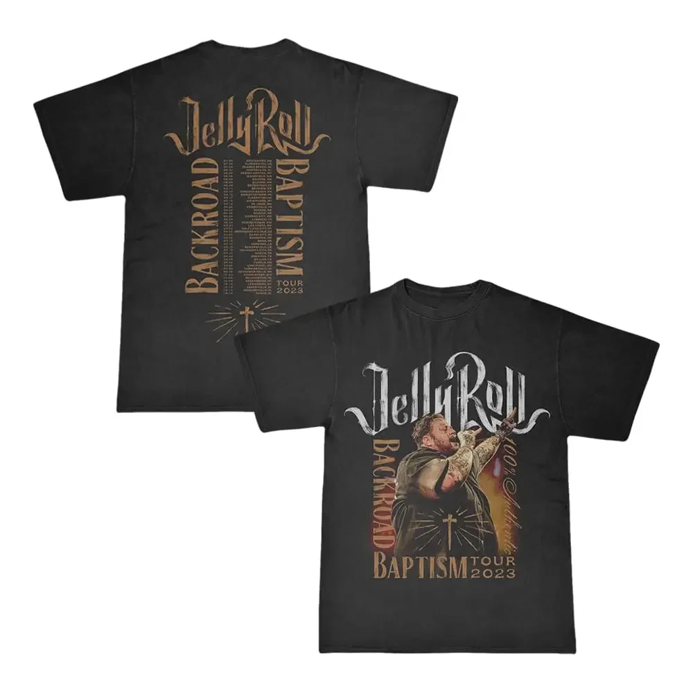 

Желейная рулонная футболка большого размера с рисунком для путешествий по крестинам, летняя модная смешная футболка с круглым вырезом и коротким рукавом для мужчин и женщин, 2023