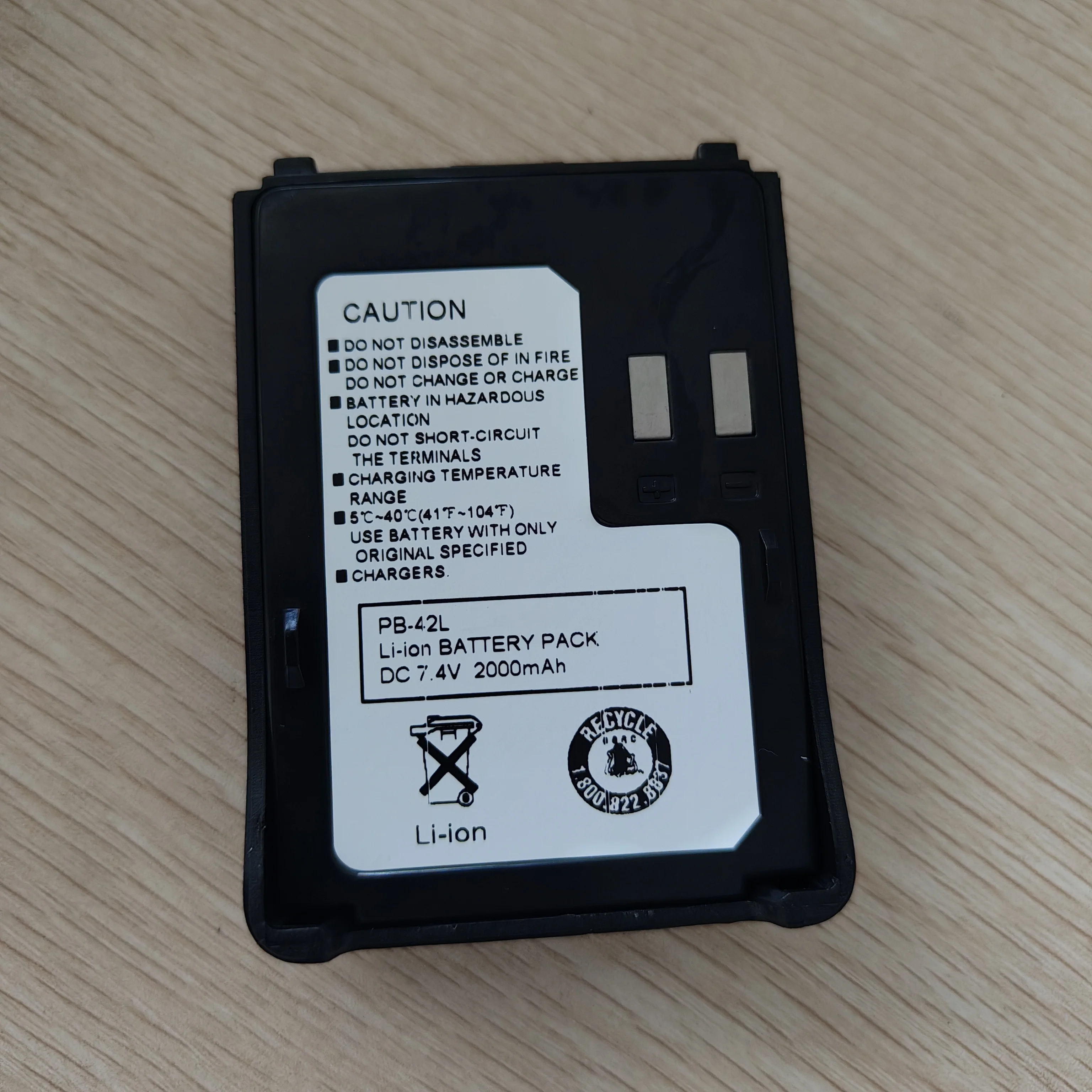 PB-42L Li-ion Battery 7.4V 2000mAh For KENWOOD Walkie Talkie TH-F6 TH-F6A TH-F6E TH-F7 TH-F7A TH-F7E Two Way Radio Extra Battery 2