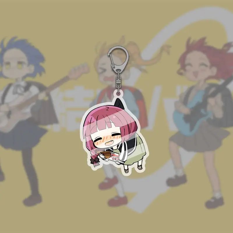 Charming BOCCHI THE ROCK Acrylic Keychain Keyring Strap