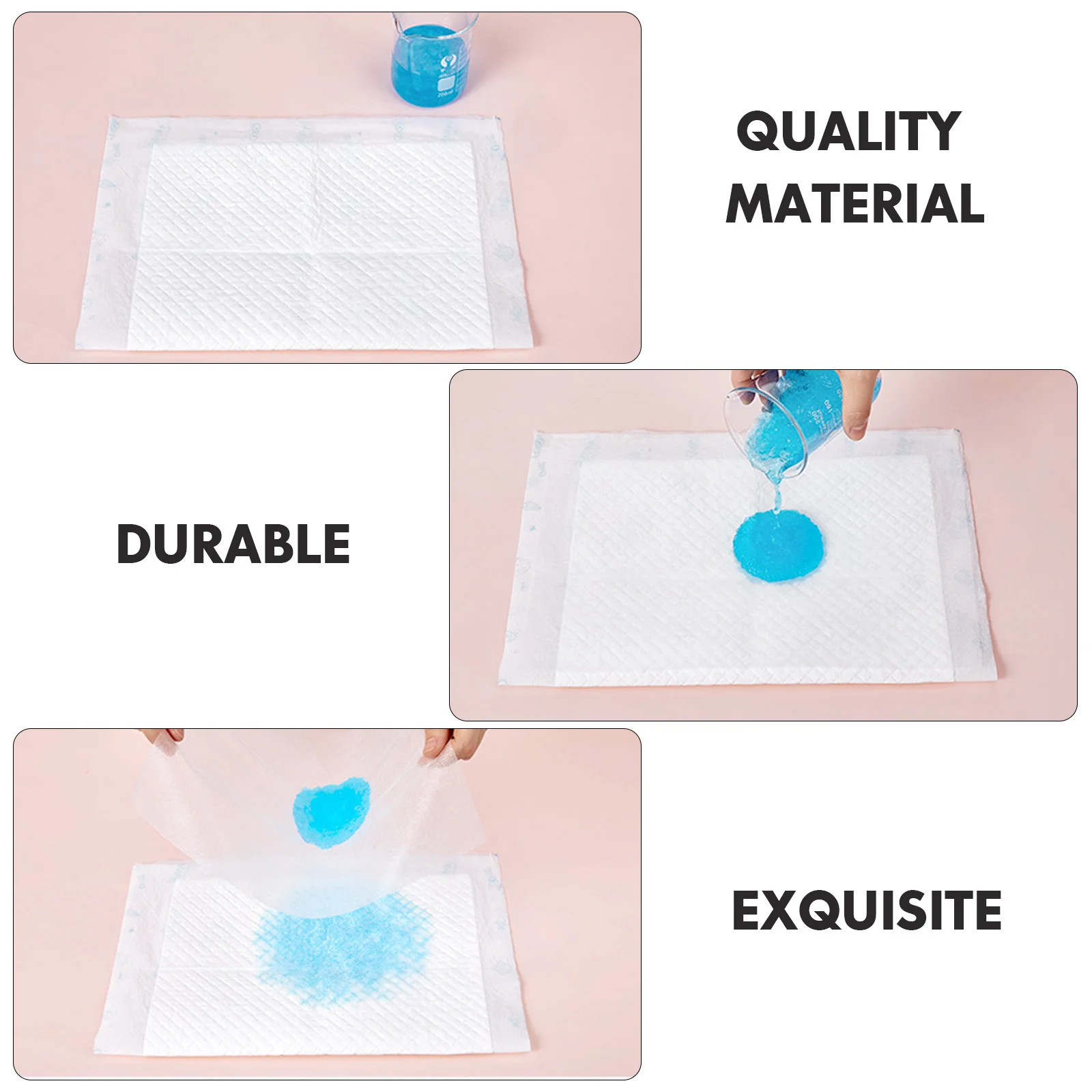 200 Pcs Disposable Urine Pad Baby Changing Pad Diaper Bag Waterproof Mat Reusable Newborn Breathable Absorbent