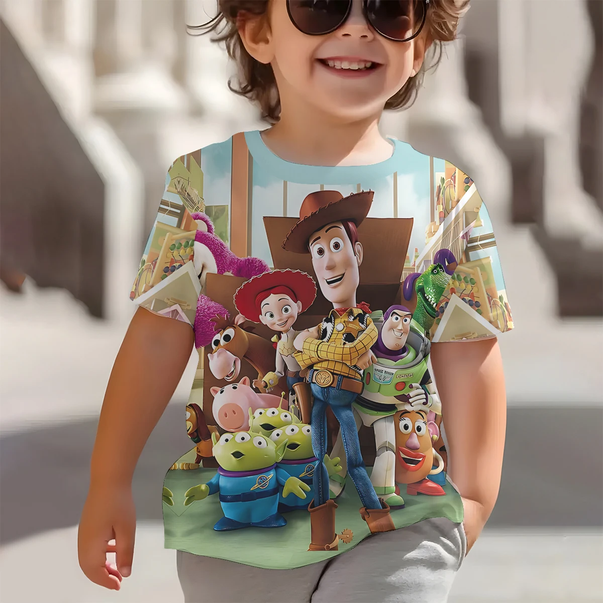 3D Print Toy Story Buzz Lightyear Baby Clothing 5 to 14 Years Male Outdoor Clothes for Children Boy Girl Child T-Shirt Top Shirt 6