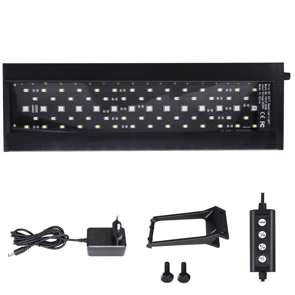 110V-240V 24/7 Aquariums Lights Full Spectrum Adjustable LED Light Fish Tank Decoration Aquatic Plant Growth Waterproof Lighting aquarium light aquarium lamp