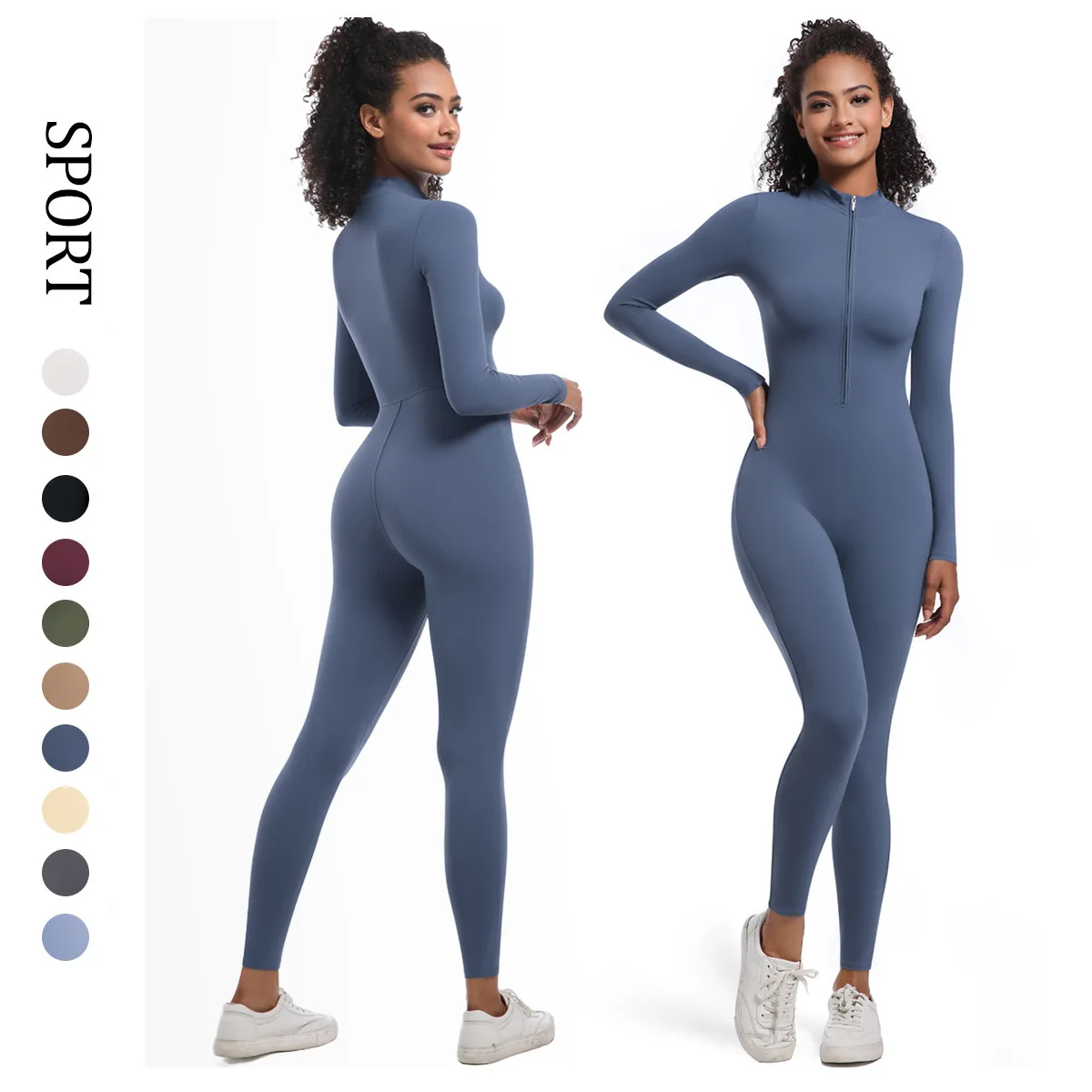 All-In-One Hip Lifting Running Jumpsuit