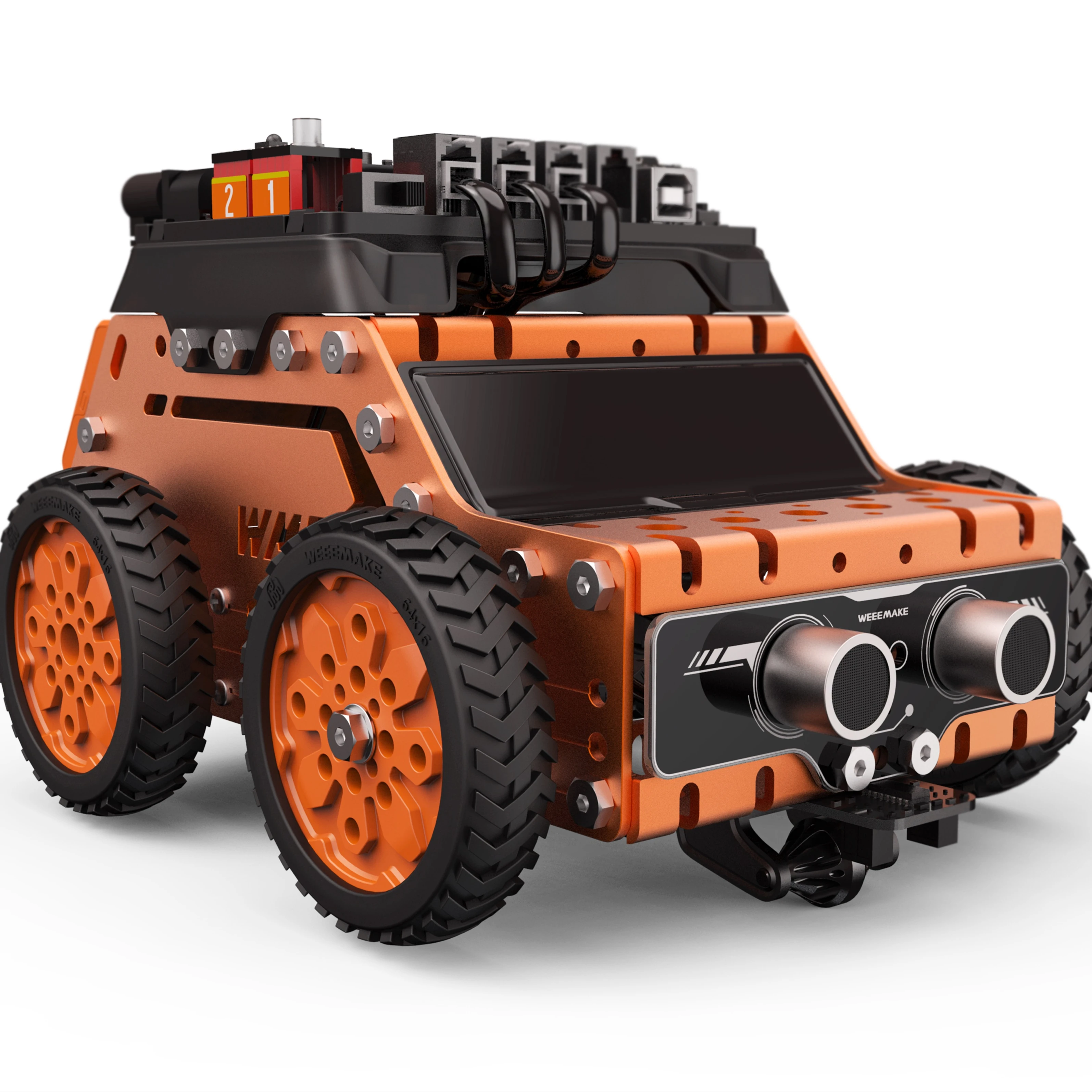 Classroom Robot Kit Remote Control Robot Toy STEM Educational Coding Kit Programable DIY for school