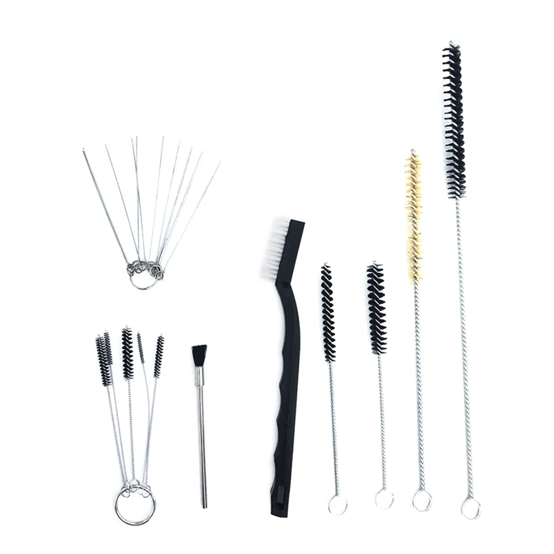 

17 Pcs/Set Cleaner Wash Needle Air Brush Accessories Cleaning Tool