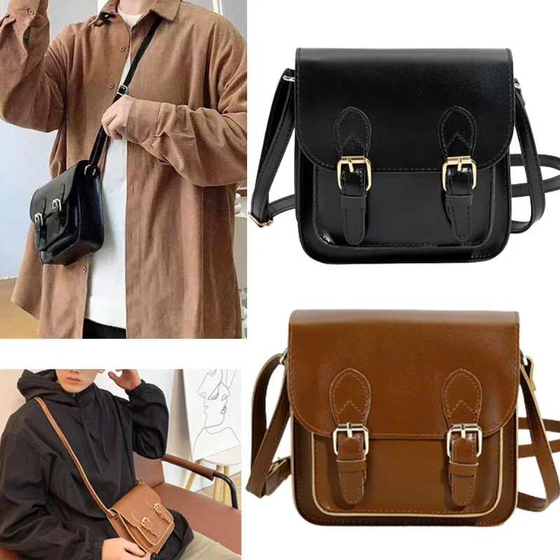 

Men Shoulder Bag Vintage Messenger Bag Leather Men Handbag PU Leather Crossbody Bags For Men