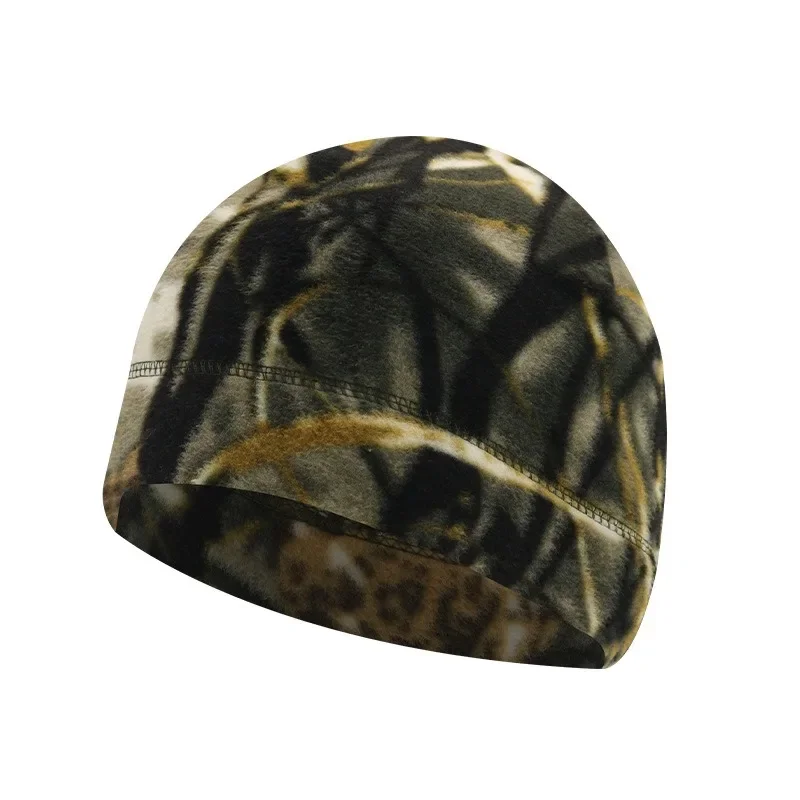 1pc Unisex Fall Winter Warm Fleece Hat Camouflage Windproof for Sports Activities winter hat camouflage hat camouflage cap polar fleece hat