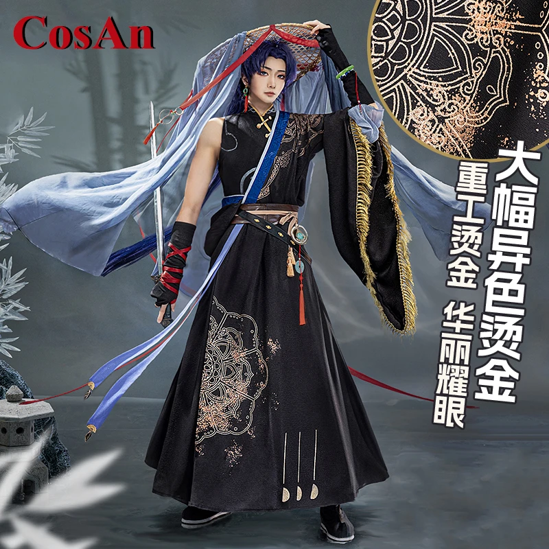 

CosAn Game Genshin Impact Scaramouche Cosplay Costume Swordsman Fashion Handsome Uniform Activity Role Play Clothing S-XL