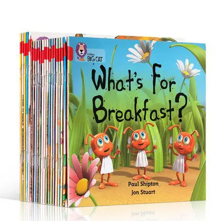 

MiluMilu 22Pcs Original Books Big Cat RED B English Picture Book