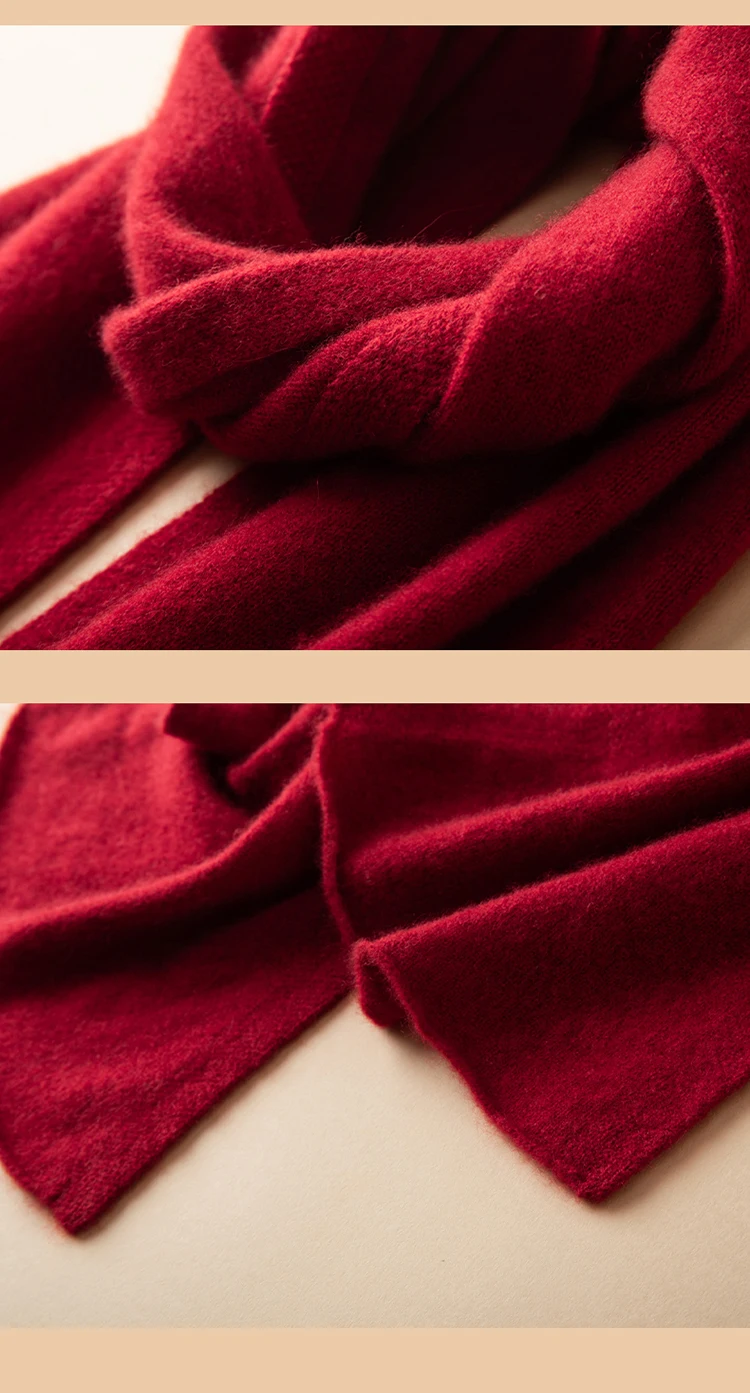 Frühlingsschal aus 100 % Kaschmir, Basic, einfarbig, Schals, Schal, Kaschmir, für Damen, Must-Have, leichte Außenwickel, Herbst, 160 x 25 cm – Detail 16