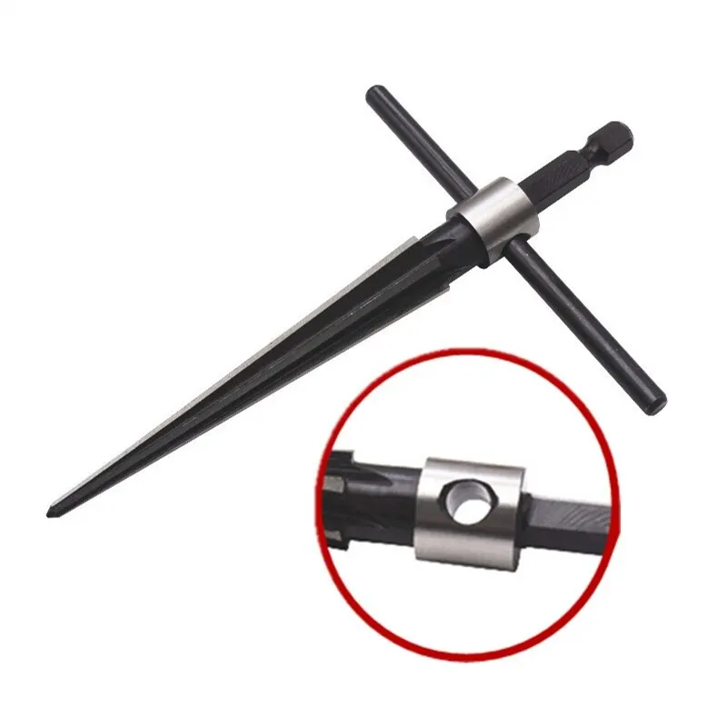 313mm Taper Reamer T Handle Metal Reamer Deburring Enlarge Pin Hole