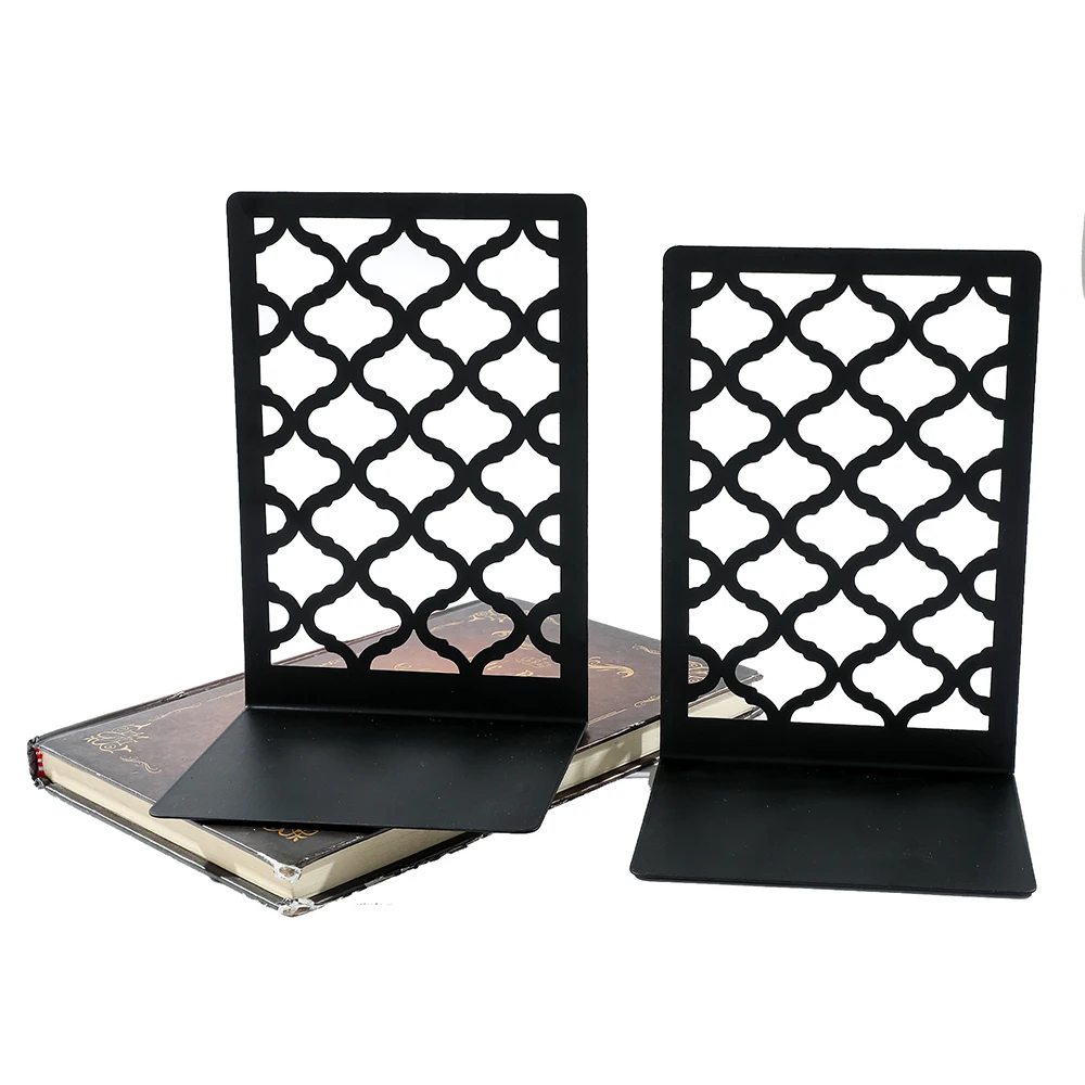 Sleek Black Minimalist Book Holder
