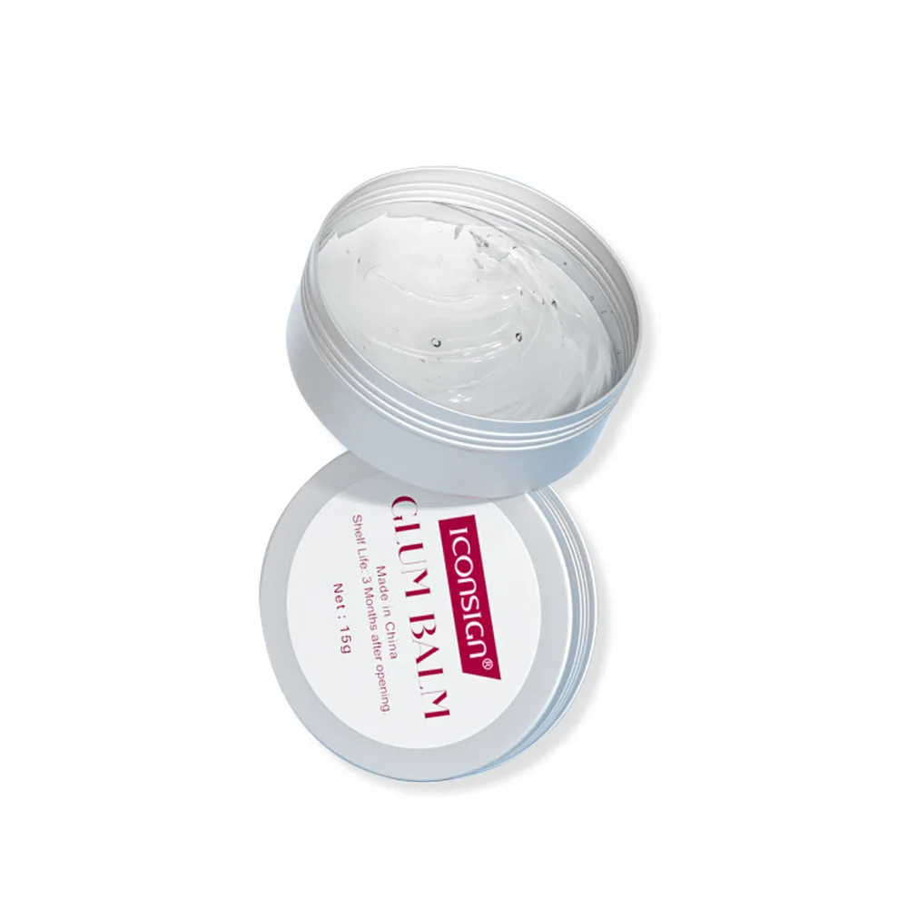 Eyelash Glue Eyelash Glue Balm 15g Eyelashes Perming Solid Glue Lash Lift Balm Eyebrow Lifting Agent Odorless 10 Seconds Fixing Waterproof