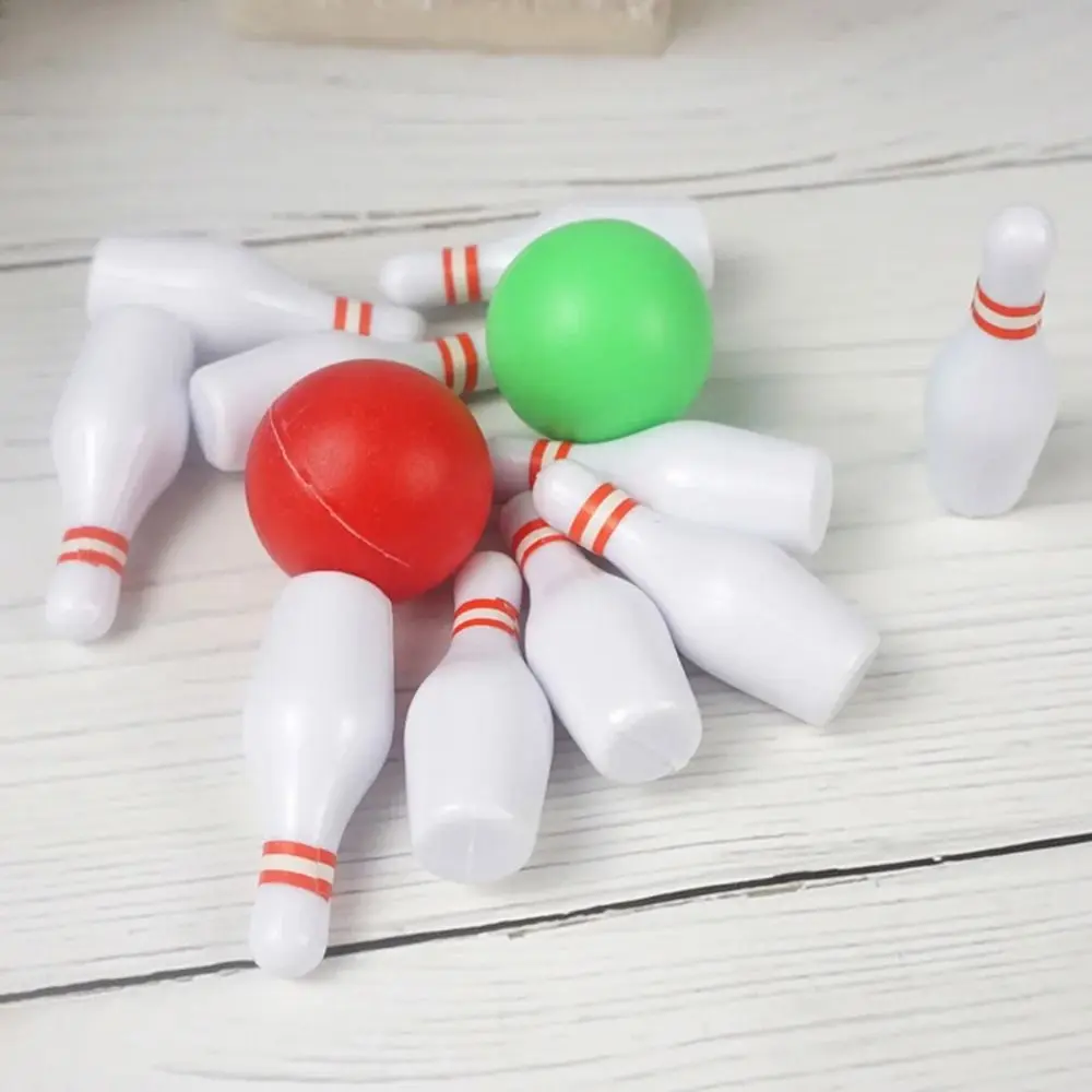 1/12 Simulation Bowling Ball Toy Educational Mini Play House Toy Dollhouse Bowling Toy DIY Doll Accessories Kid