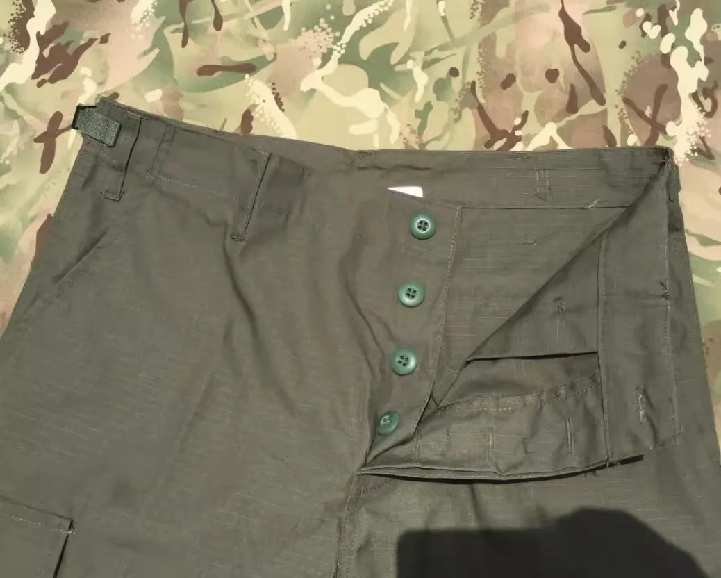 Army Uniform Kit TACTICAL TOM TCU style BDU version RG cavalry green training suit combat suit Long sleeved + Long pants