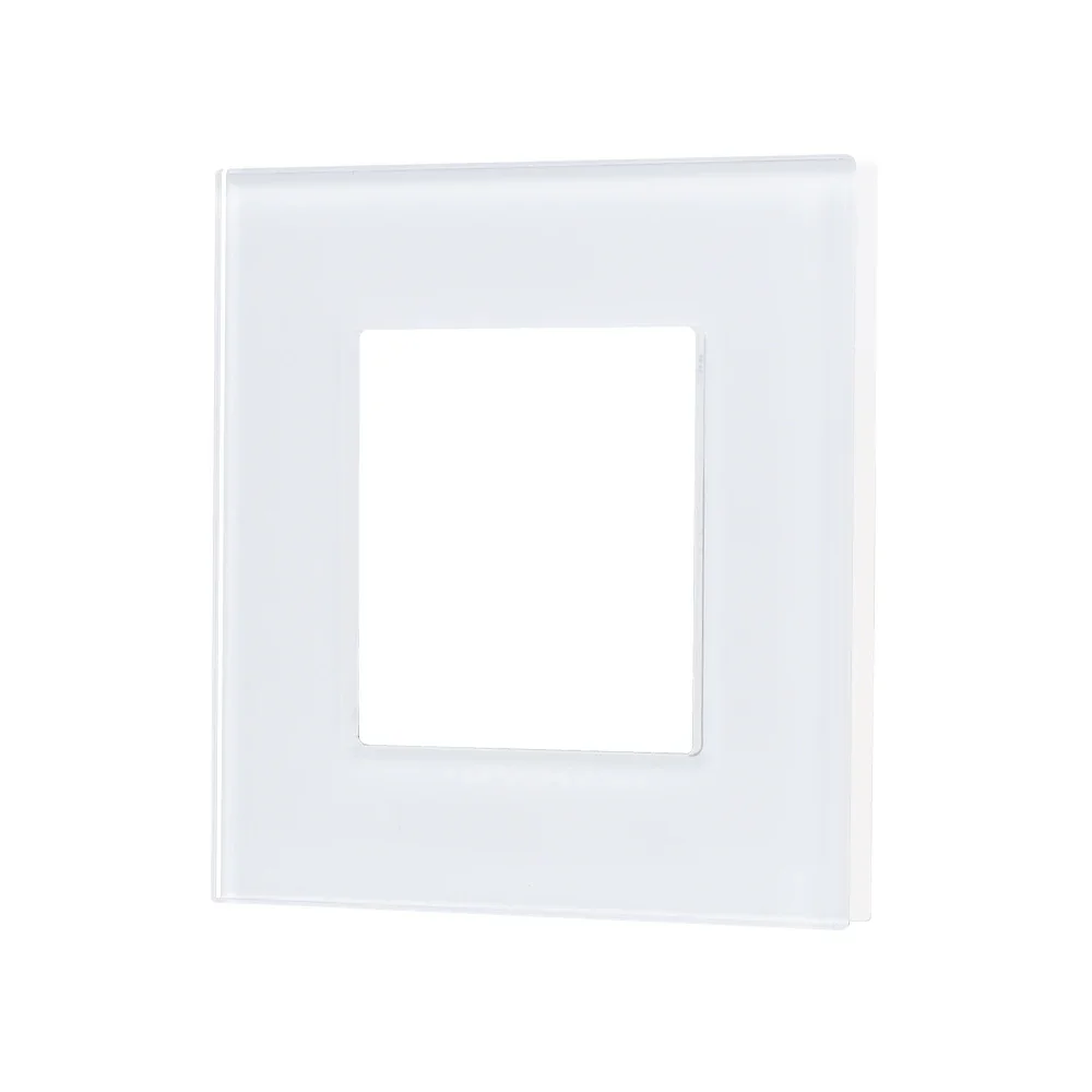 Wall Touch Switch Socket Bingoelec EU Standard Tuya WiFi Thermostat Part Glass Panel Parts Wall Socket USB TypeC Port Function Keys White DIY Module Part