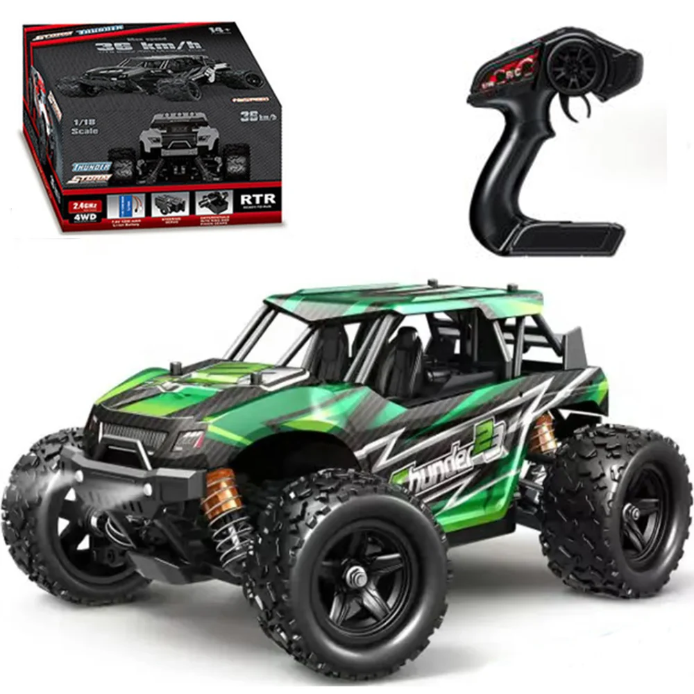 2024 NEW HS18313 18314 18321 Remote Control Car 2.4GHz RC Car All-Terrain 45Km/h 1:18 Off-Road Truck Toy Present for Children 2