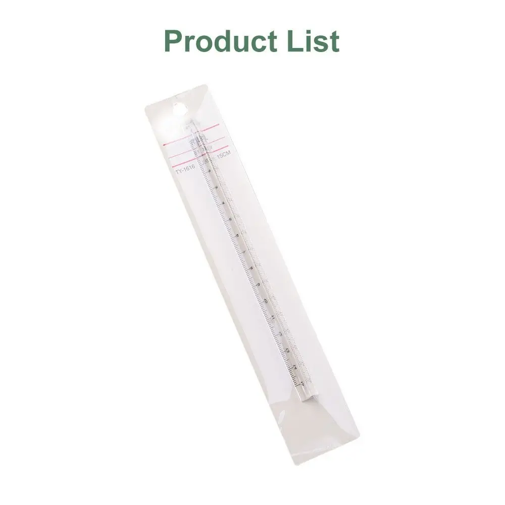 Acrylic Triangle Ruler 1PC 15 20CM Students Gift Creative Stationery Measurement Tool